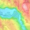 Carte topographique Cedar Grove Natural Area, altitude, relief
