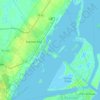 Carte topographique Redfish Bay, altitude, relief