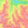 Carte topographique 73450, altitude, relief