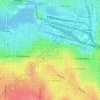 Carte topographique Mount Pleasant, altitude, relief