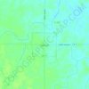 Carte topographique Saint Leo, altitude, relief