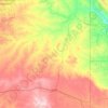 Carte topographique Niobrara County, altitude, relief
