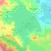 Carte topographique San Luis Reservoir, altitude, relief