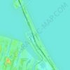 Carte topographique Hamilton Beach, altitude, relief