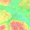 Carte topographique Riazan, altitude, relief