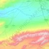 Carte topographique Uygur District, altitude, relief