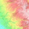 Carte topographique Stanislaus National Forest, altitude, relief