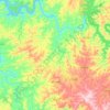 Carte topographique São João, altitude, relief
