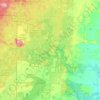 Carte topographique Town of Stephenson, altitude, relief