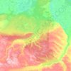 Carte topographique Кобяйский наслег, altitude, relief