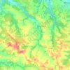 Carte topographique Bourdalat, altitude, relief