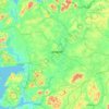 Carte topographique Shannon, altitude, relief