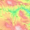 Carte topographique Guide County, altitude, relief
