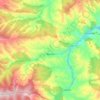 Carte topographique Munilla, altitude, relief