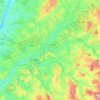 Carte topographique 71120, altitude, relief