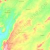Carte topographique Perpétuo Socorro, altitude, relief