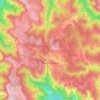Carte topographique Barre-des-Cévennes, altitude, relief