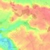 Carte topographique Gas, altitude, relief