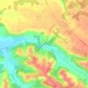 Carte topographique Classun, altitude, relief
