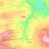 Carte topographique Río Fardes, altitude, relief