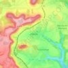Carte topographique Plesnoy, altitude, relief
