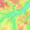 Carte topographique Noailly, altitude, relief