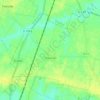 Carte topographique Tivernon, altitude, relief