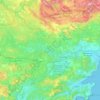 Carte topographique L'Argens, altitude, relief