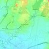 Carte topographique Xã Long Phước, altitude, relief