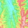 Carte topographique Madiran, altitude, relief