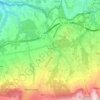 Carte topographique Viry, altitude, relief