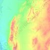 Carte topographique The Flinders Ranges Council, altitude, relief