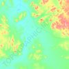 Carte topographique Mount Ive, altitude, relief