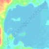 Carte topographique Redberry Lake, altitude, relief