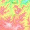Carte topographique Tetela de Ocampo, altitude, relief