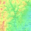 Carte topographique Merrimack River, altitude, relief