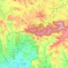 Carte topographique Belforêt-en-Perche, altitude, relief