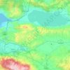 Carte topographique Katırlı Dağları, altitude, relief