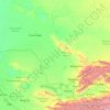 Carte topographique Syr-Daria, altitude, relief