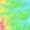 Carte topographique Pouilly-le-Monial, altitude, relief