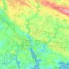 Carte topographique 56400, altitude, relief