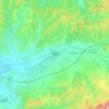 Carte topographique Făget, altitude, relief