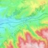Carte topographique Le Chambon-Feugerolles, altitude, relief