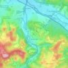 Carte topographique Müschede, altitude, relief
