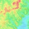 Carte topographique Uxeau, altitude, relief
