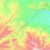 Carte topographique حصارک ولسوالۍ, altitude, relief