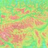 Carte topographique Niedere Tauern, altitude, relief