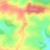 Carte topographique Le Plessier-Huleu, altitude, relief