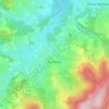 Carte topographique Buffières, altitude, relief