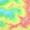 Carte topographique Naturschutzgebiet Valsertal, altitude, relief